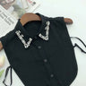 Rhinestone decor new Dickey Collar
