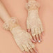 Floral Fingerless Gloves | Bridal Wear