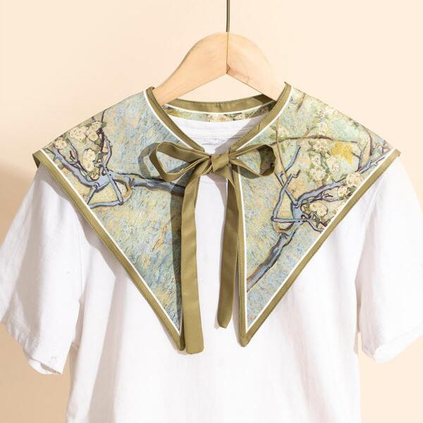 Dickey Collar for Women | Oil Paint Design