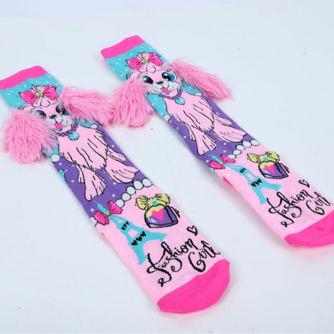 Crazy Cartoons Long Socks