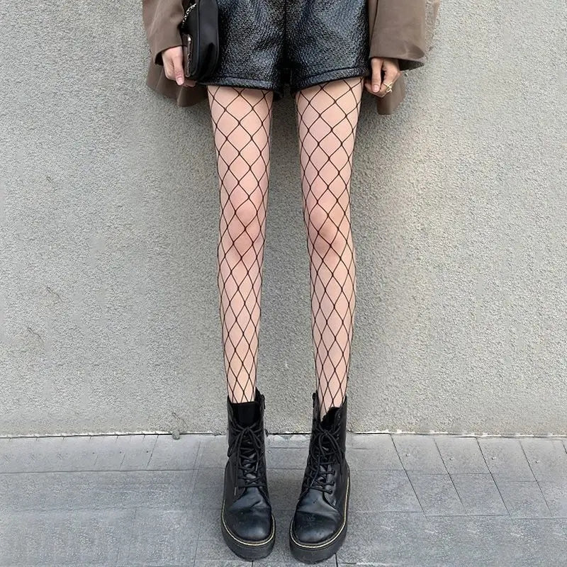 Fishnet stockings or fishnet Tights