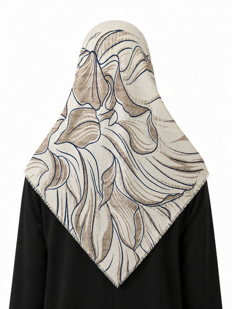Viscose Wool Scarf Hijab Murabba 90*90