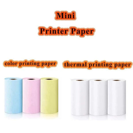 Mini Wireless Printer Paper | 3 Pcs | 57 mm