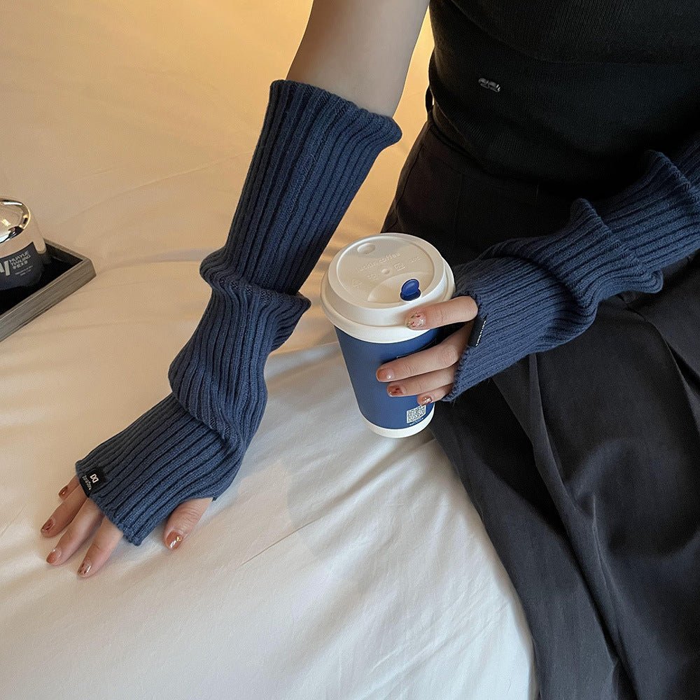 Half Finger Arm Sleeves for Winter