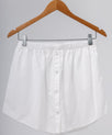 Cotton Mini Shirt Extender Skirt