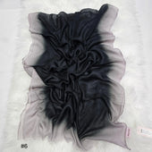 Fading Gradient Border Linen Ombre Scarf Smack Touch (Hijab)