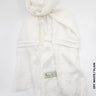 Cashmere Linen Hijab For Winter Off White / Plain Scarf (Hijab)