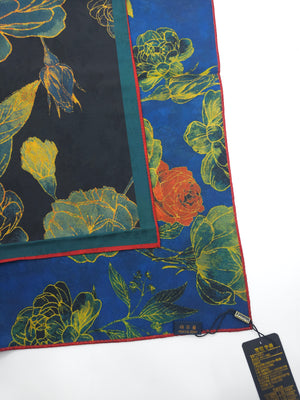 Double Sided Murabba Silk Scarf