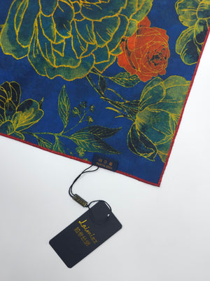 Double Sided Murabba Silk Scarf
