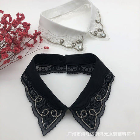 Versatile fashion crystal fake collar