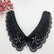 Women Rhinestones fake Collar floral design