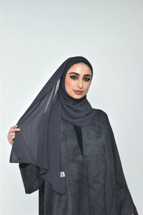 Chiffon High Quality Stitch Hijab Smack Touch (Hijab)