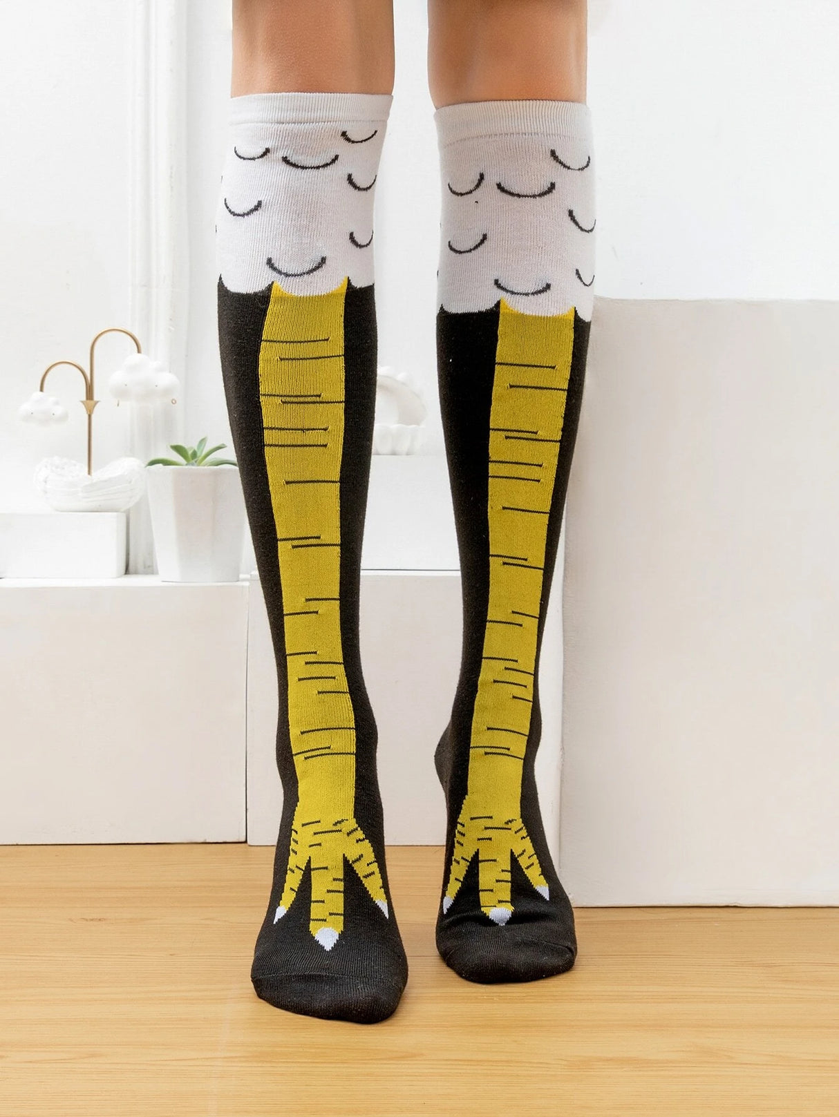 Chicken Feet  Pattern Socks