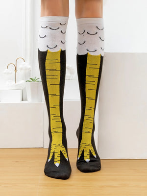 Chicken Feet  Pattern Socks