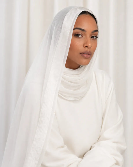 Linen With Satin Stripe