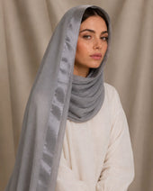 Linen With Satin Stripe