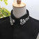 Rhinestone Decor Dickey Collar | Pearl Decor