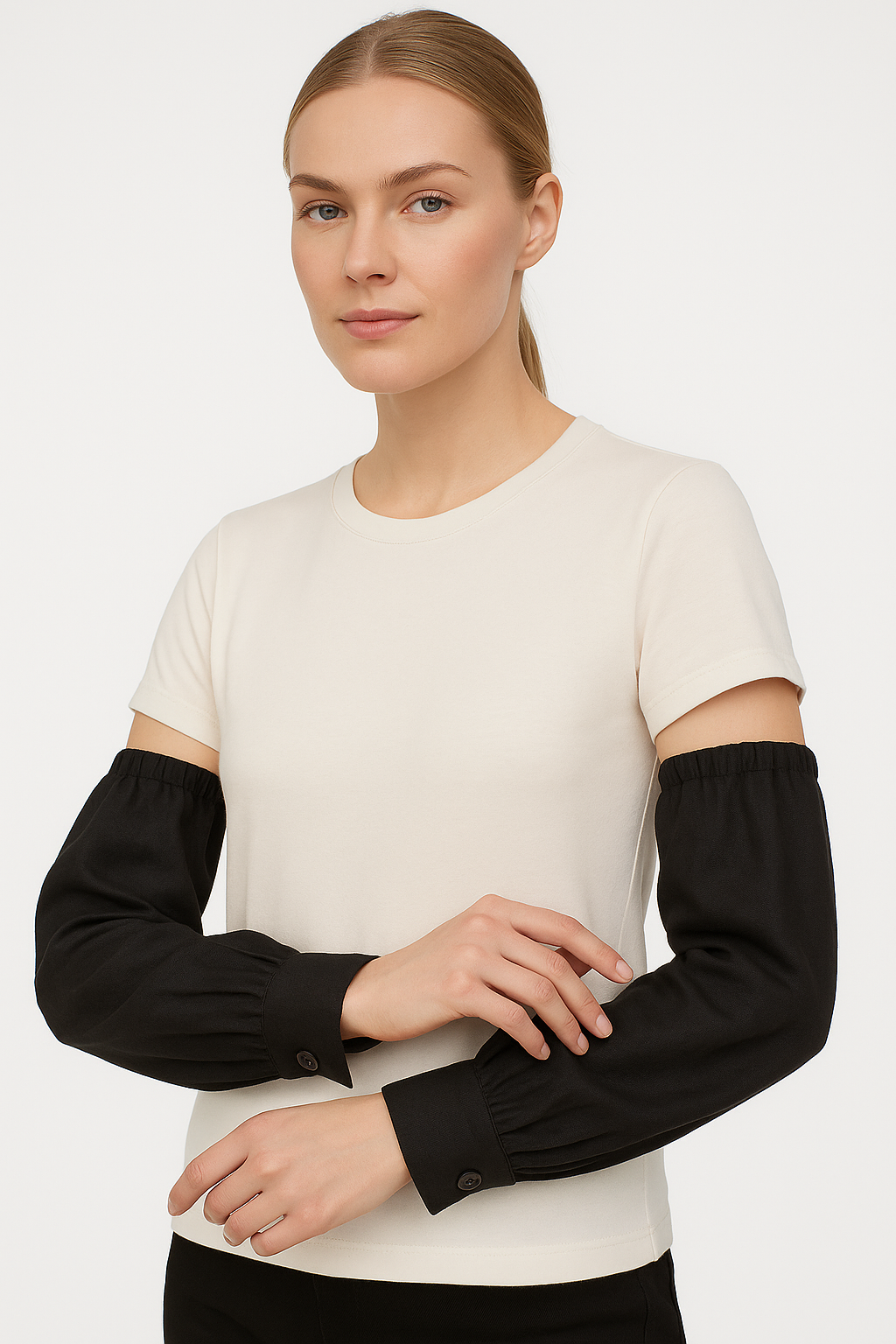 Linen Sleeves with Button