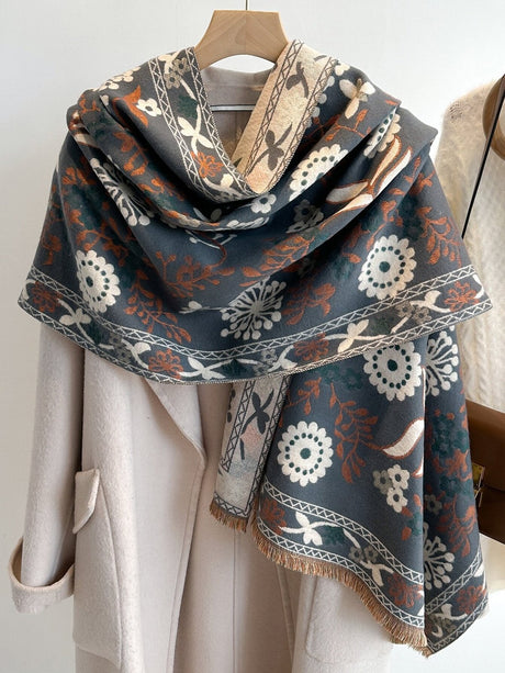 Vintage Shawl for Winter | 2 Styles