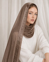 Linen With Satin Stripe