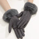 Solid Fuzzy Gloves for Winter