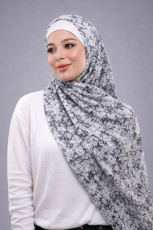 Shajar Print Digital Hijab Smack Touch (Hijab)