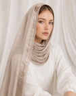 Linen With Satin Stripe