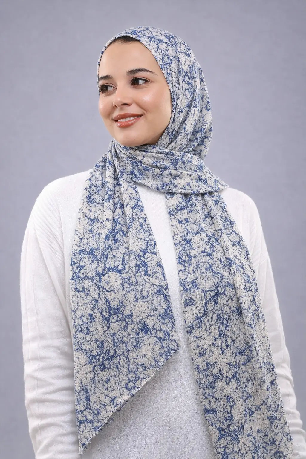 Shajar Print Digital Hijab Smack Touch (Hijab)