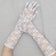 Lace flower Long Gloves | Black & White