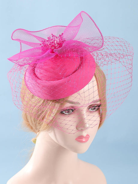 Bridal Hat Accessories | 5 Colors | Floral Design