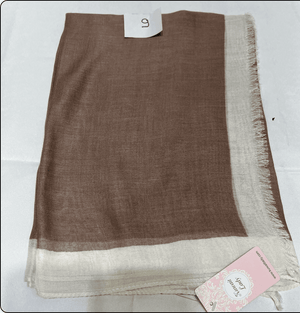 Frame border Linen scarf Kuwait lady