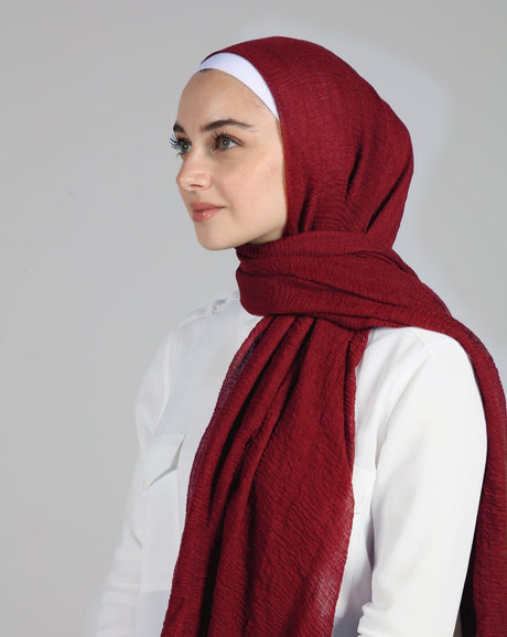 Crinkle Hijab scarf for women