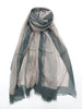 Frame Border Linen Scarf