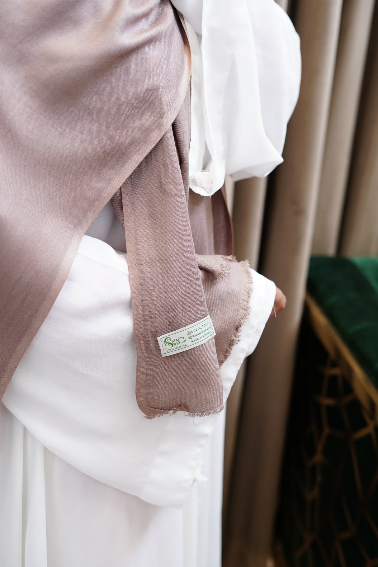 Cashmere Linen Hijab for Winter