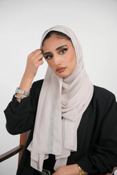 Chiffon with Canvas Hijab Smack Touch (Hijab)