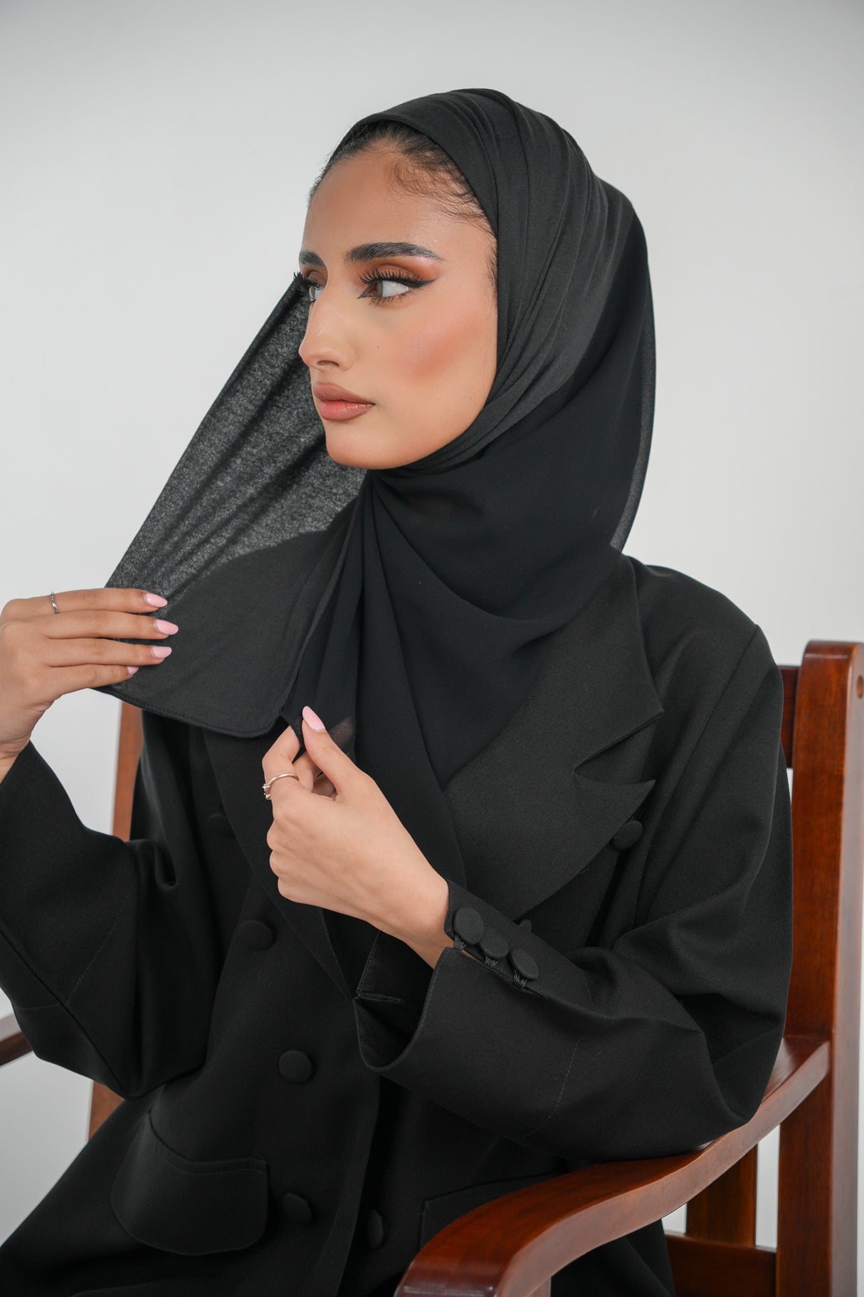 Half Hijab turkey Half Hijab Chiffon