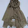 Farah Premium Quality Shawl Golden Beige Linen Scarf