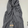 Farah Light Weight Scarf Dark Grey Linen