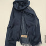 Farah Light Weight Scarf Navy Blue Linen