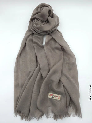 Farah Light Weight Scarf Spicy Beige Linen