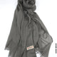 Farah Light Weight Scarf Charcoal Grey Linen