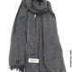 Farah Light Weight Scarf Dark Beige Linen