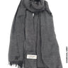 Farah Light Weight Scarf Dark Beige Linen