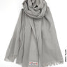 Farah Premium Quality Shawl Grey Linen Scarf