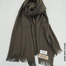 Farah Premium Quality Shawl Real Brown Linen Scarf