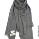 Farah Premium Quality Shawl Dark Grey Linen Scarf