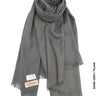 Farah Premium Quality Shawl Dark Grey Linen Scarf