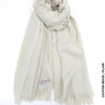 Farah Premium Quality Shawl Lighter Beige Linen Scarf