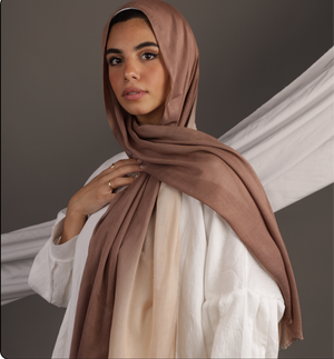 Shaded Linen Viscose  scarf