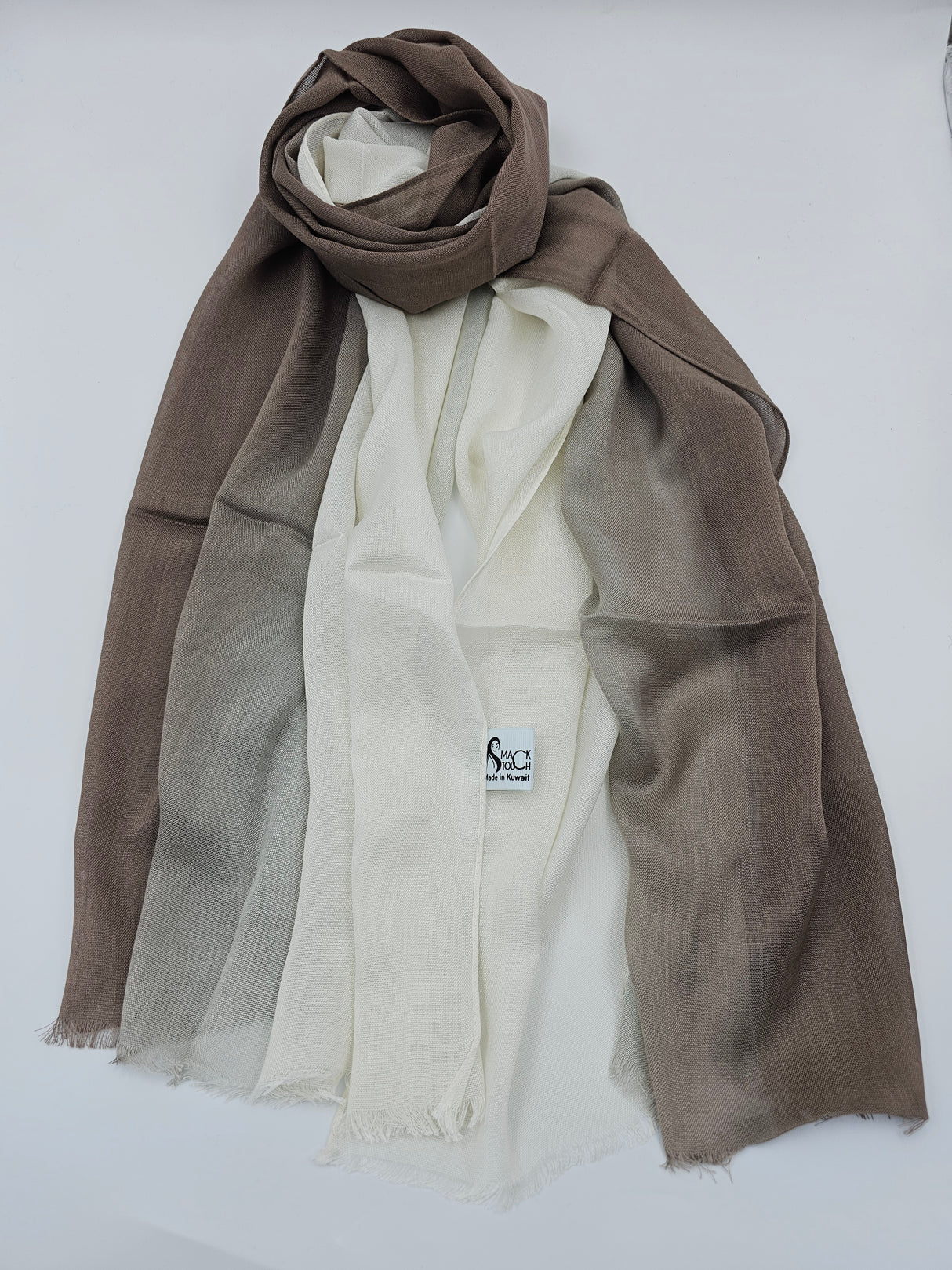 Shaded Linen Viscose Scarf